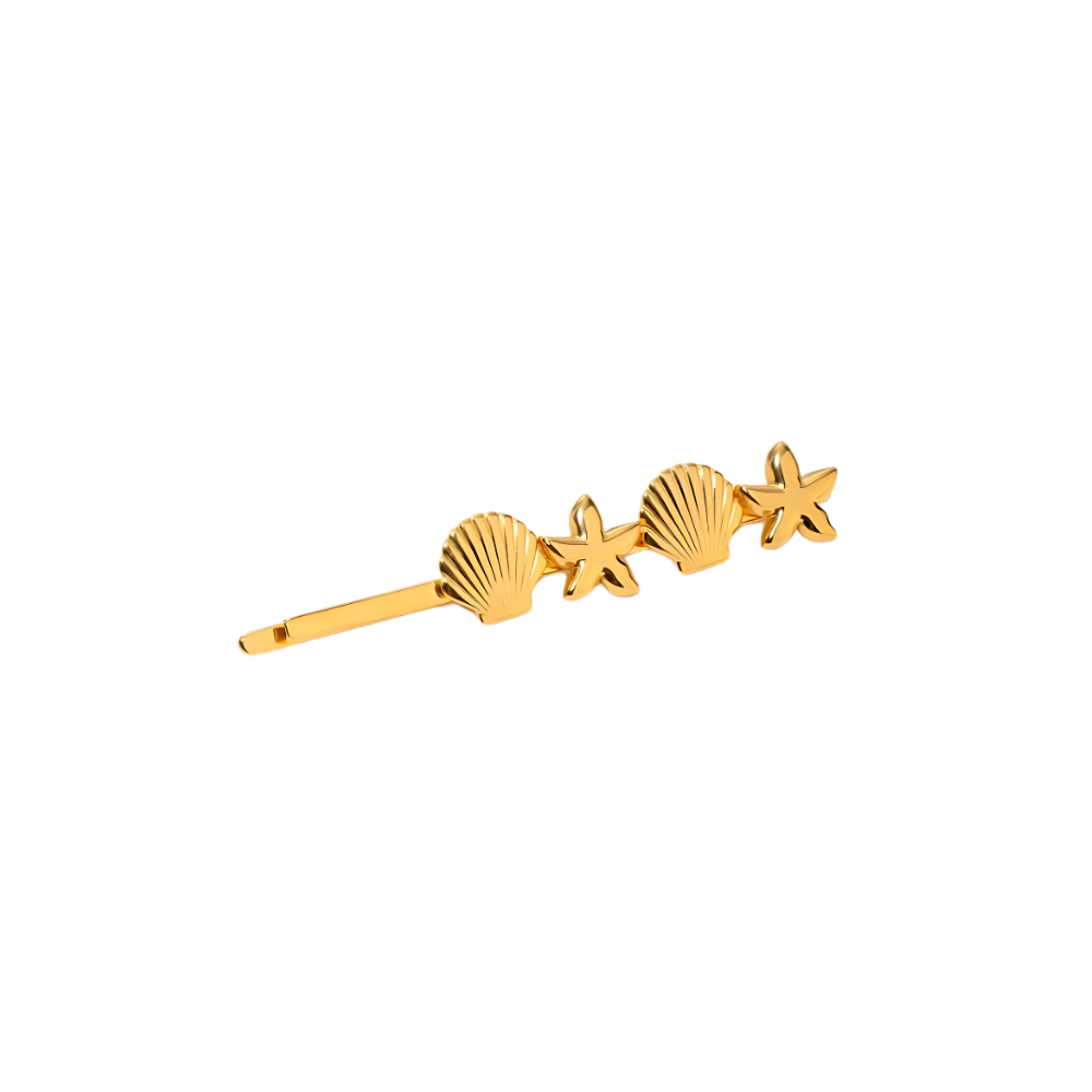 HairClip Gold French - Waterproof