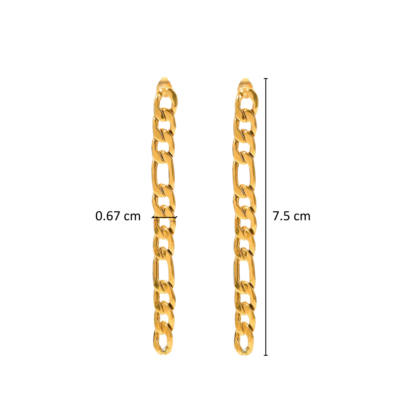 Aretes Figaro Chain - Waterproof