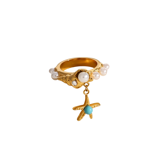 Anillo Estrella Marina - Waterproof