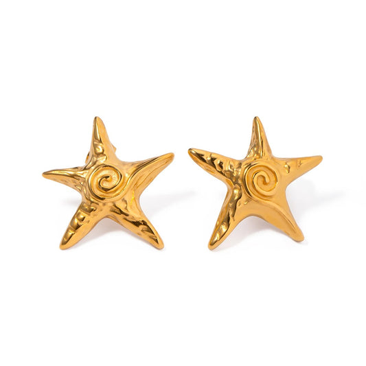 Aretes Estrella de Mar - Waterproof