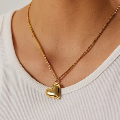 Collar Corazón Dorado